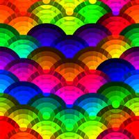 Kleurrijke cirkels naadloze achtergrond vector