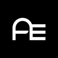 letter ae of ea logo ontwerp vector
