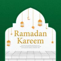 ramadan kareem islamitisch achtergrondontwerp met eenvoudig modern concept en religieus concept, hari raya, eid mubarak, ramdhan, iftar-feestbanner, achtergrond, omslag, flyer, brochureontwerp vector