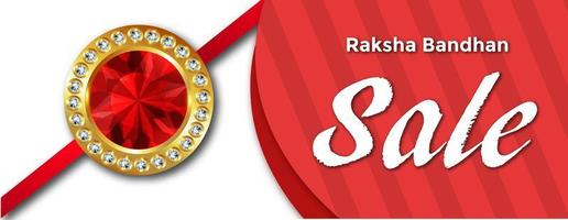 Happy Raksha Bandhan verkoopbanner vector