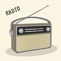 retro-radio. vector