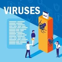 Computer virussen vector