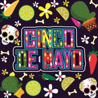 cinco de mayo concept vector