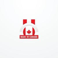 gemaakt in Canada ontwerp vector