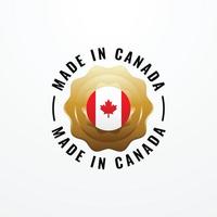 gemaakt in Canada ontwerp vector