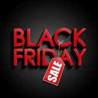 Black Friday-verkoop vector