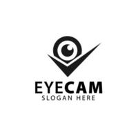 spy cam cctv logo ontwerp vector