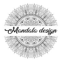 mandala's voor kleurboek. decoratieve ronde ornamenten. vintage decoratieve mandala ontwerp vector