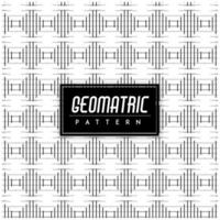 Zwart-wit geometrische patroonachtergrond vector