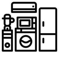 huishoudelijke apparaten pictogram vectorillustratie. vector