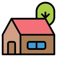 huis pictogram vectorillustratie. vector