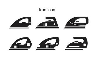 ijzer pictogram sjabloon zwarte kleur bewerkbaar. ijzer pictogram symbool platte vectorillustratie voor grafisch en webdesign. vector