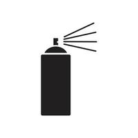 spray pictogram sjabloon zwarte kleur bewerkbaar. spray pictogram symbool platte vectorillustratie voor grafisch en webdesign. vector