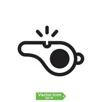 fluitpictogram in lijnstijl. voor uw ontwerp, logo. vectorillustratie. bewerkbare streek. vector