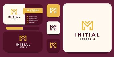 letter m modern logo-ontwerp vector