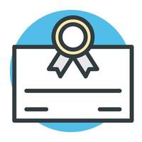 trendy certificaatconcepten vector