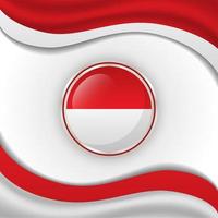 Indonesië vlag achtergrond concept voor Indonesië onafhankelijkheidsdag illustratie vector