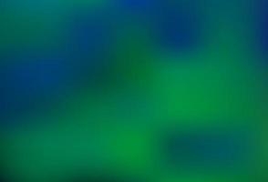 donkerblauwe, groene vector wazig lichte achtergrond.