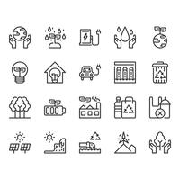 Sla de wereld icon set vector