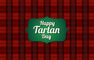 achtergrond van tartan dag vector