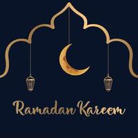 ramzan ramadan kareem mubarak plaatst kaarten heilige maand vector