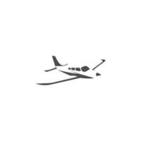 vliegtuig pictogram logo ontwerp sjabloon vector