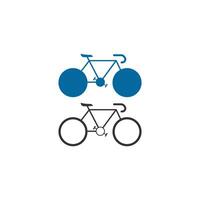 fiets. fiets pictogram logo ontwerp vector. sjabloon voor fietsconcept vector