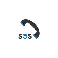 sos symbool pictogram ontwerp concept vector sjabloon