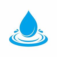 waterdruppel symbool logo vector