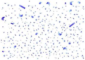 paarse confetti voor feestfeest vector