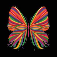 vlinderillustratie in kleurrijke stijl