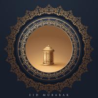 Sjabloon islamitisch ontwerp voor Eid Mubarak