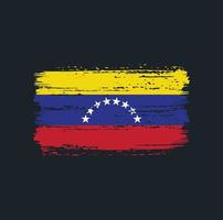 venezuela vlag penseelstreken. nationale vlag vector