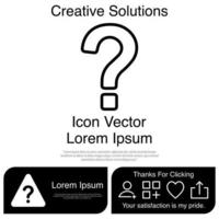 vraagteken pictogram vector eps 10