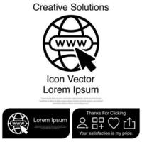 website pictogram vector eps 10