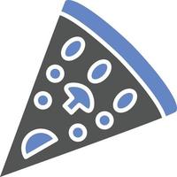 pizza slice pictogramstijl vector