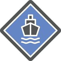 dock-pictogramstijl vector