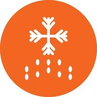 sneeuw pictogramstijl vector