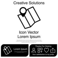 kaart pictogram vector eps 10