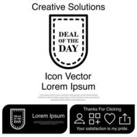 deal van de dag pictogram vector eps 10