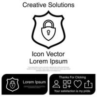 cyberbeveiliging pictogram vector eps 10