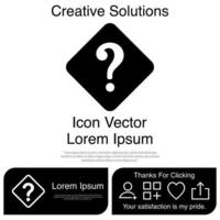 vraagteken pictogram vector eps 10