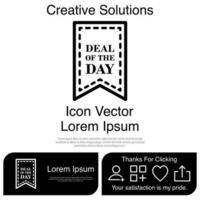 deal van de dag pictogram vector eps 10