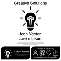 lamp lamp pictogram vector eps 10