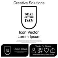 deal van de dag pictogram vector eps 10