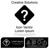 vraagteken pictogram vector eps 10