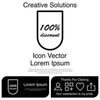 korting pictogram vector eps 10