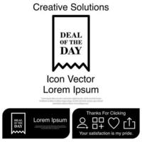 deal van de dag pictogram vector eps 10