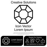 diamant pictogram vector eps 10