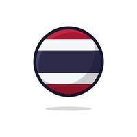 vlag van thailand vector